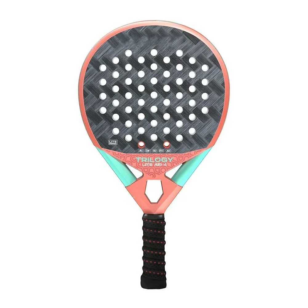 Professional Padel Tennis Racket, Soft Face, Carbon Fiber, Lightweight, Fashionable EVA Sports Equipment, High Quality