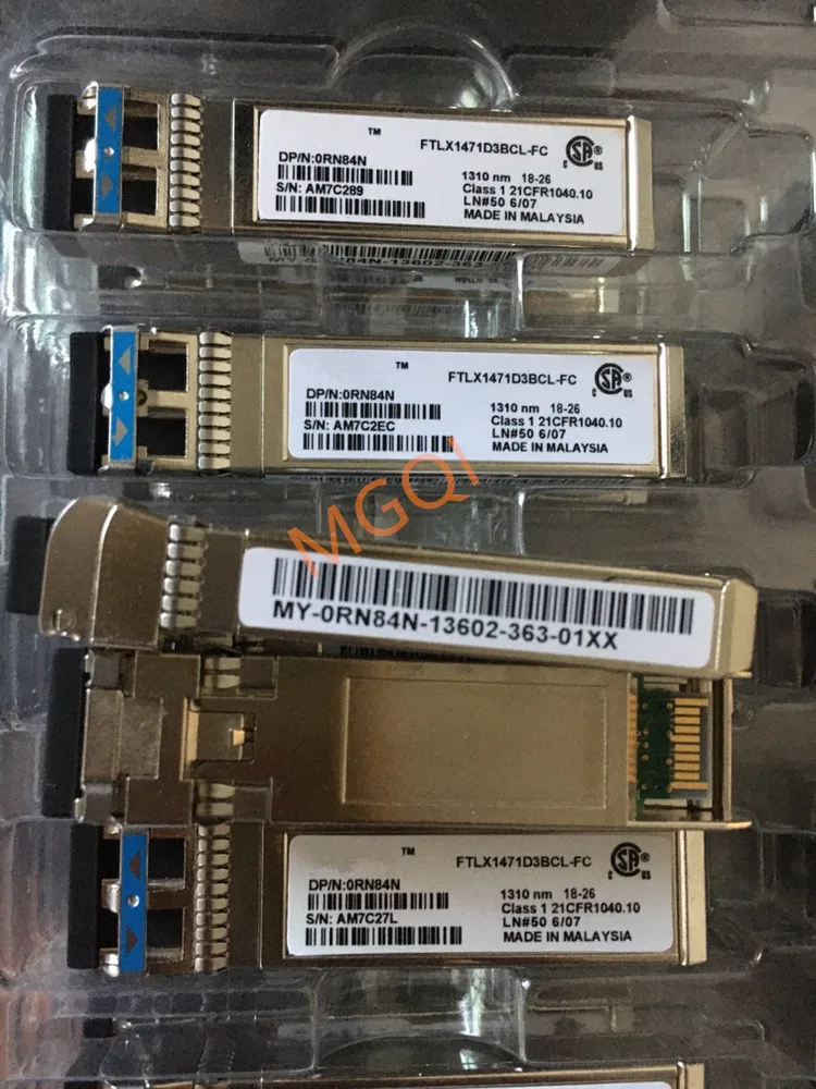 1PCS Del-I Single mode sfp 10g 10KM/0RN84N/FTLX1471D3BCL-FC/LR 10gb sfp 1310nm  transceiver switch