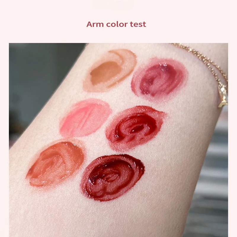 Lucidalabbra a specchio nudo Trasparente idratante Acqua idratante Vetro leggero Gelatina Smalto per labbra carnoso Olio Rossetto Tinta Trucco cosmetico