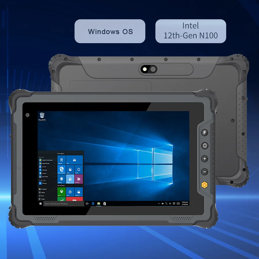 Rugged Tablet Windows OS N100 CPU 8G 128G Handheld Scanner 4G Network Outdoor office Industrial Tablet PC