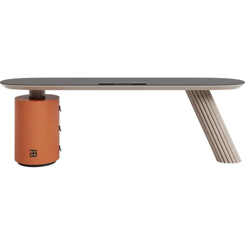 *Office Computer Desk Customizable Colors Design-Sense Office Desk Factory Direct Sale Minimalistic Office Desk