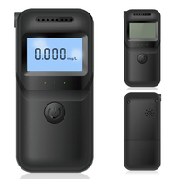 Digital Alcohol Breath Tester Accurate LCD Display Handheld Alcohol Analyzer with 5 Mouthpieces for Personal & Professional Use