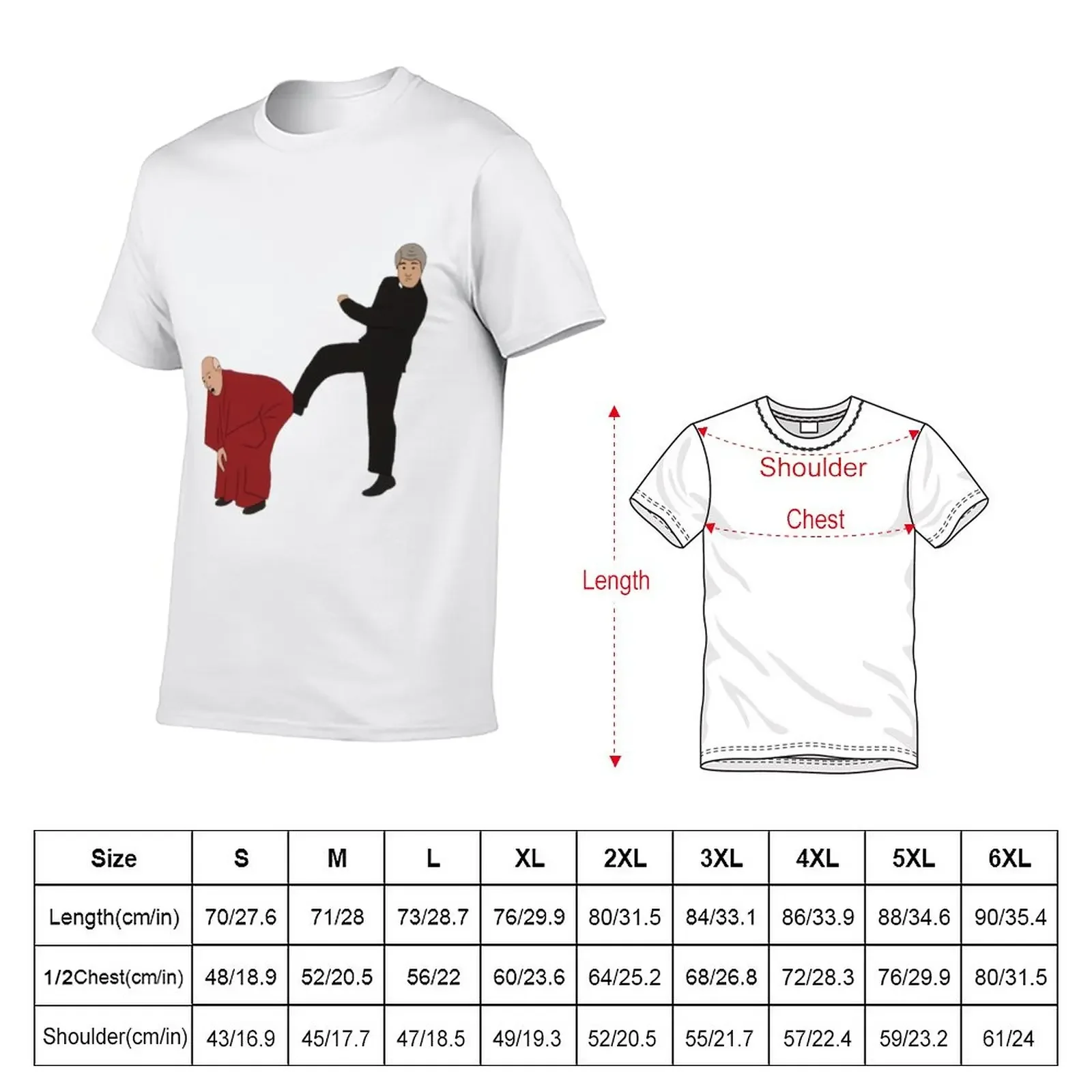 Father Ted Kicking Bishop Brennan Up The Arse T-Shirt aesthetic clothes kawaii clothes mens vintage t shirts image 2