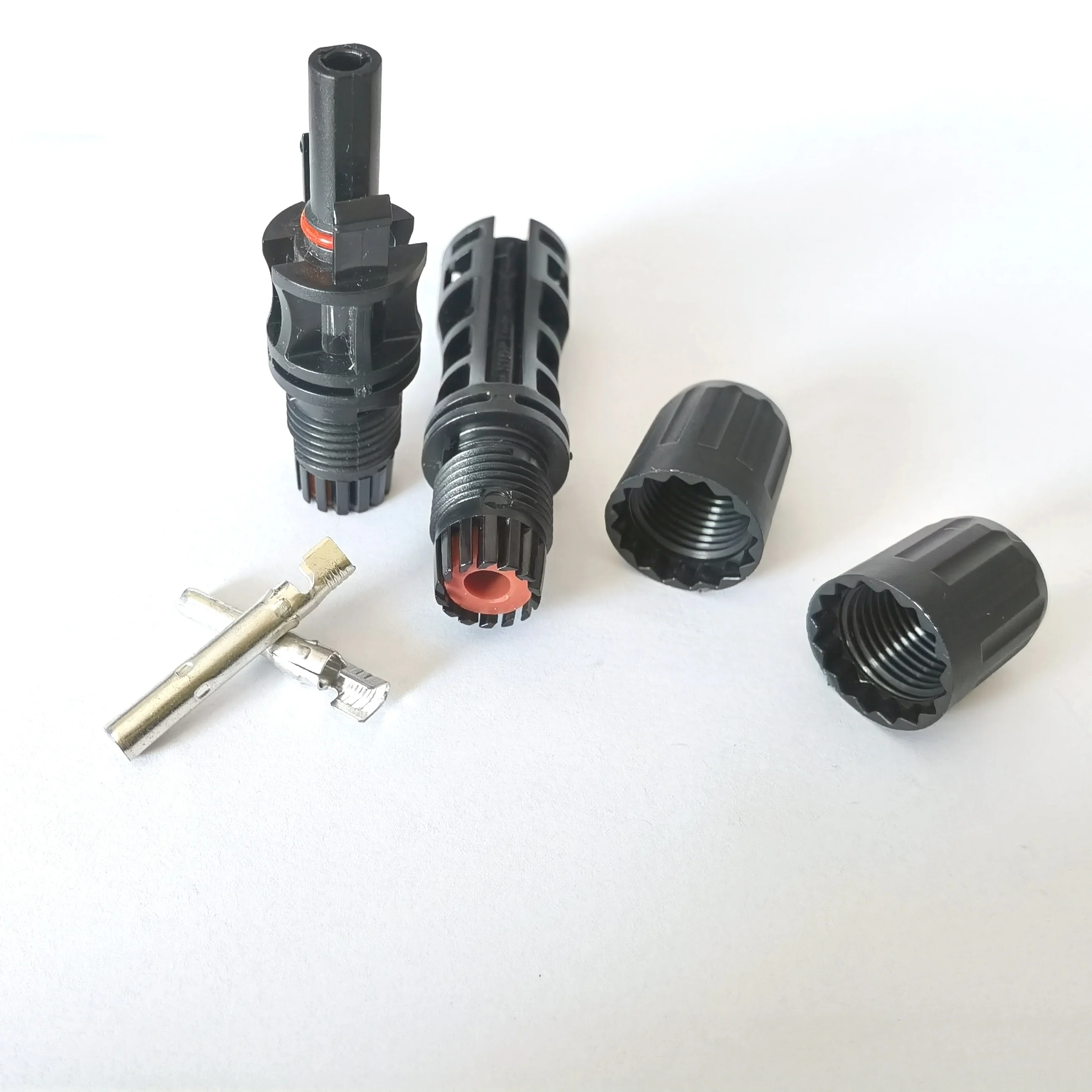 1Pair 1500V 30A Pair of Solar Connector Solar Solar Plug Cable Connectors (male and female) for Solar Panel 10/12/14AWG PV cable