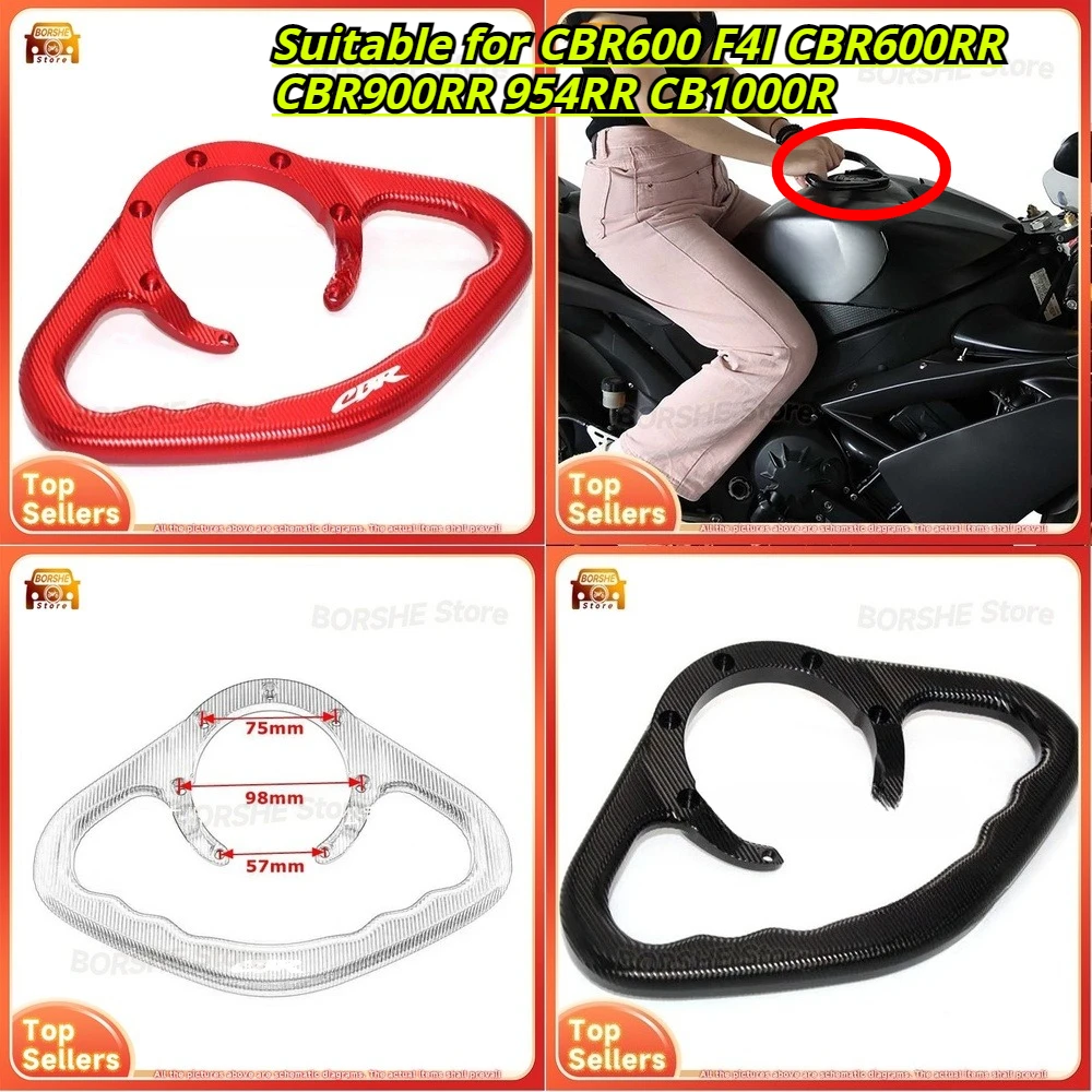 

2026 Motorcycle Tank Handlebar Grip Suitable for CBR600 F4I CBR600RR CBR900RR 954RR CB1000R Universal Fit Fuel Tank Side Rail