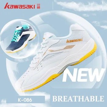 Kawasaki  Mens Badminton Shoes Professional Sports Shoes for Women Breathable Indoor Court Sneakers K-086