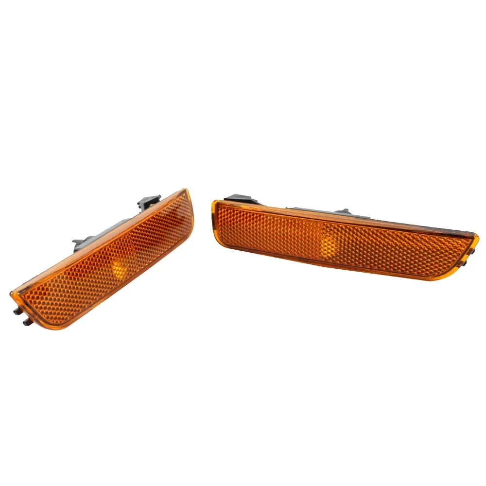 1 Pair of Car Front Corner Bumper Side Marker Turn Signal Light Shell 2 Color Lens For Volkswagen VW Passat B5 B5.5 2001-2005 view 3