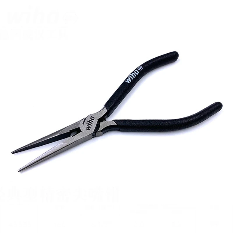Wiha 43533 Precision Needle-Nose Pliers 160MM Wire Cutting Professional Hand Tool