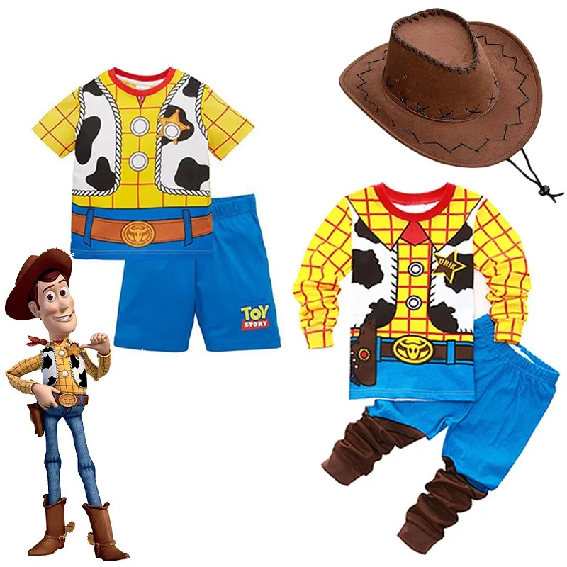 Disfraz de dibujos animados de Disney Toy Story para niños, ropa de Woody, Trish, Buzz Lightyear, disfraz de actuación creativa para Halloween