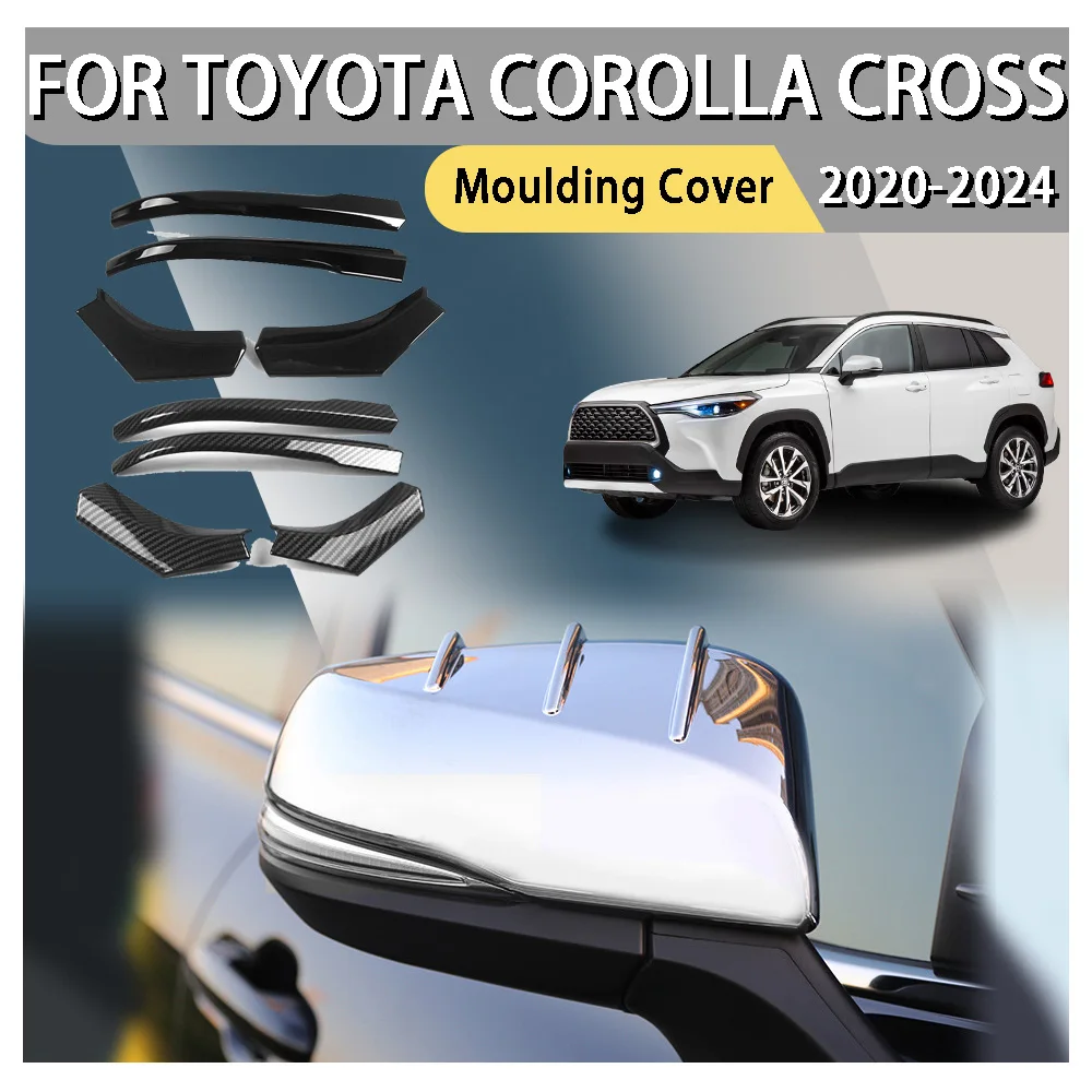 

Car Decoration Cars Accessories Door Mirror Cover Trim For Toyota Corolla Cross 2020 2021 2022 2023 2024 Car Upgrade