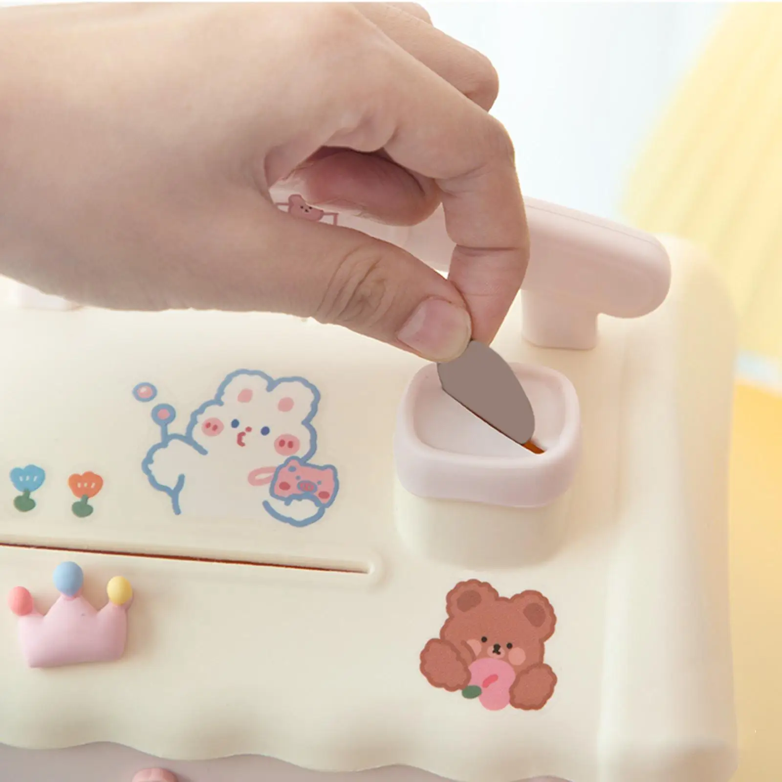 Piggy Bank with Lock Container Large Capacity Coin Bank for Young Children