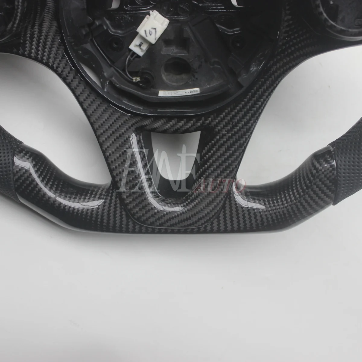 Picture 6: Replacement Real Carbon Fiber Steering Wheel with Leather for Smart Fortwo 453 2014-2019