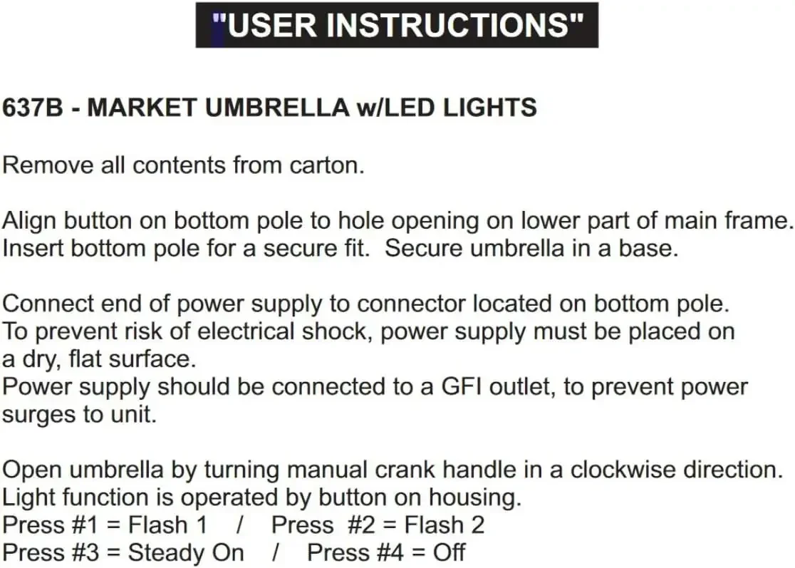 LED Lighted 9 ft Bronze Aluminum Market Umbrella without Navy Polyester Cover