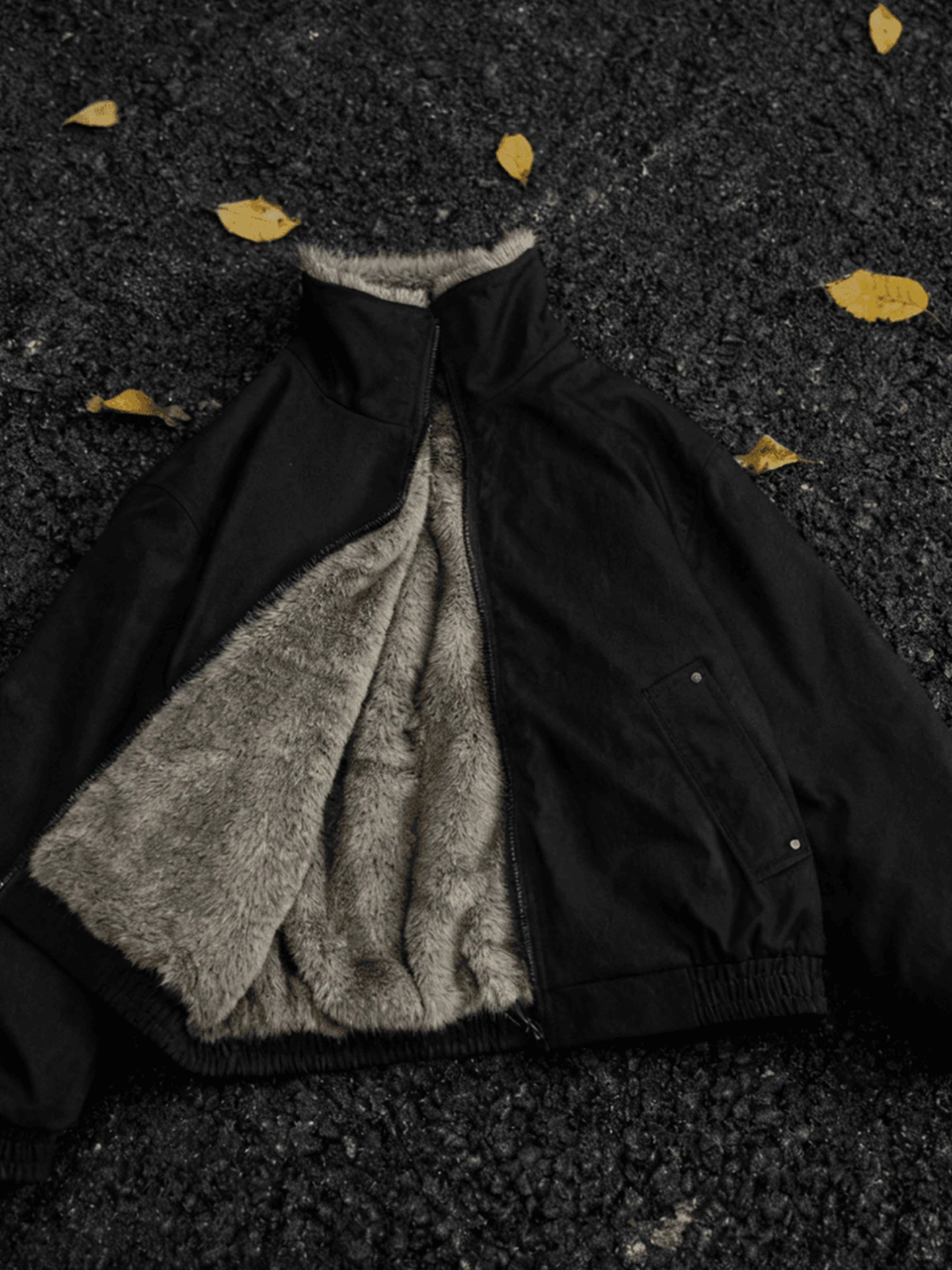 

Bla Double-Sided Wearable Mountain Eagle Jaet Thiened Fce Collar American Sle ort Cotton Jaet for Men Winter Wear