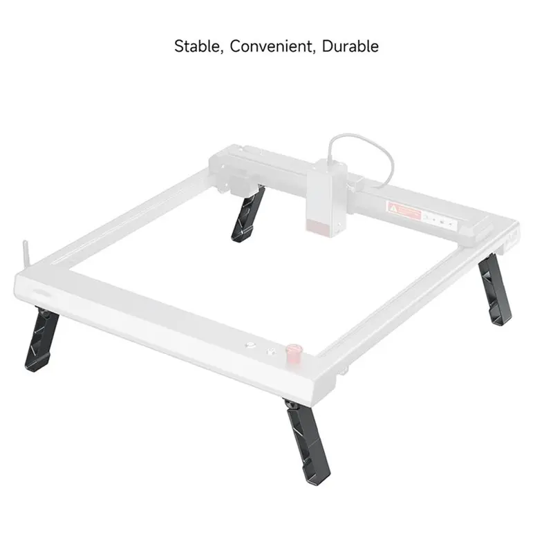 【COMELY】Foldable Feet FFT1.0 Laser Master 3 Raises Machine By 4.65'' Easy Installation Compatible With Rotary Roller