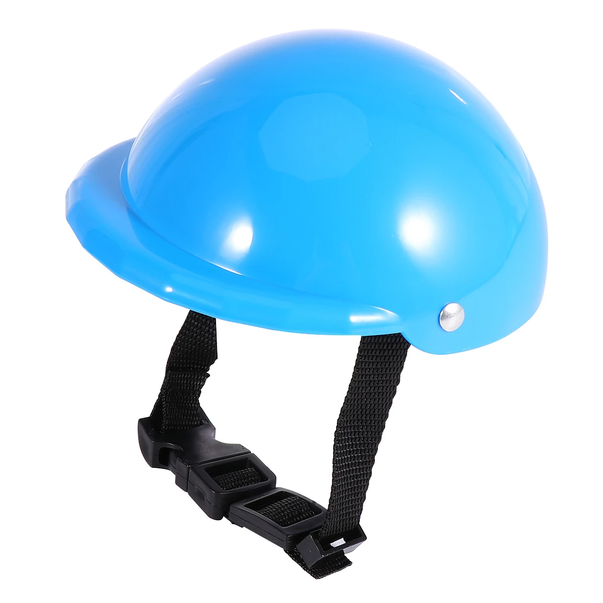 

1pc Pet Puppy Dog Safety Hat Sun Rain Protection Soft Padded Durable Premium Material Gift For Pets Blue 4 Inches S