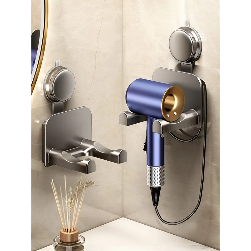 

Стеллаж для хранения фена на присоске, настенный кронштейн для фена в ванной комнате, воздуховод для обмотки в ванной комнате, домашнее использование