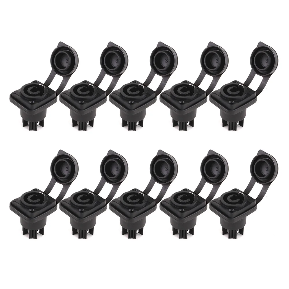 10 Stück neue IP65 wasserdichte Verriegelung PowerCon-Chassis-Anschlüsse NAC3MPX oder NAC3MX-W + NAC3FPX + Powercon True Connector NAC3FX-W