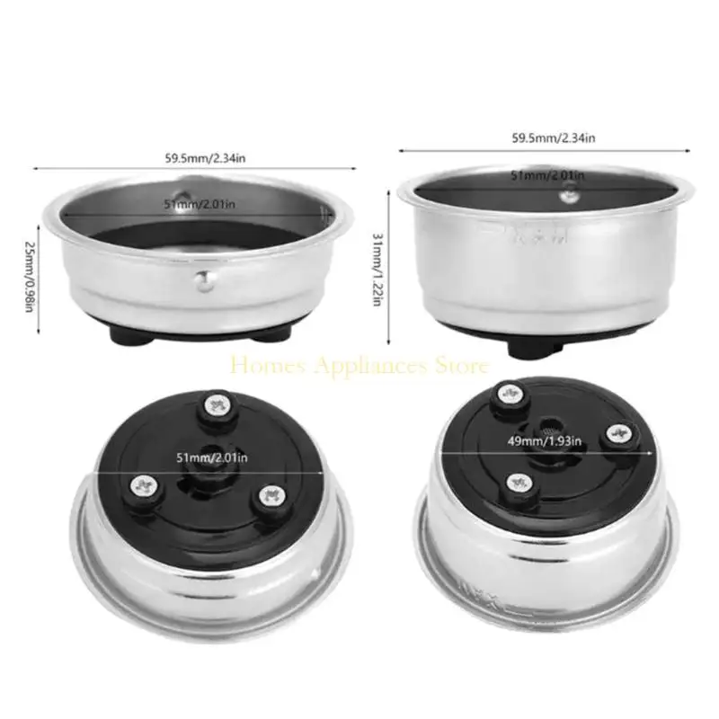 D0AB Filtro Coffee Casket Machine Cafe Dripper Portafilter Maramina Caratteria Coppa