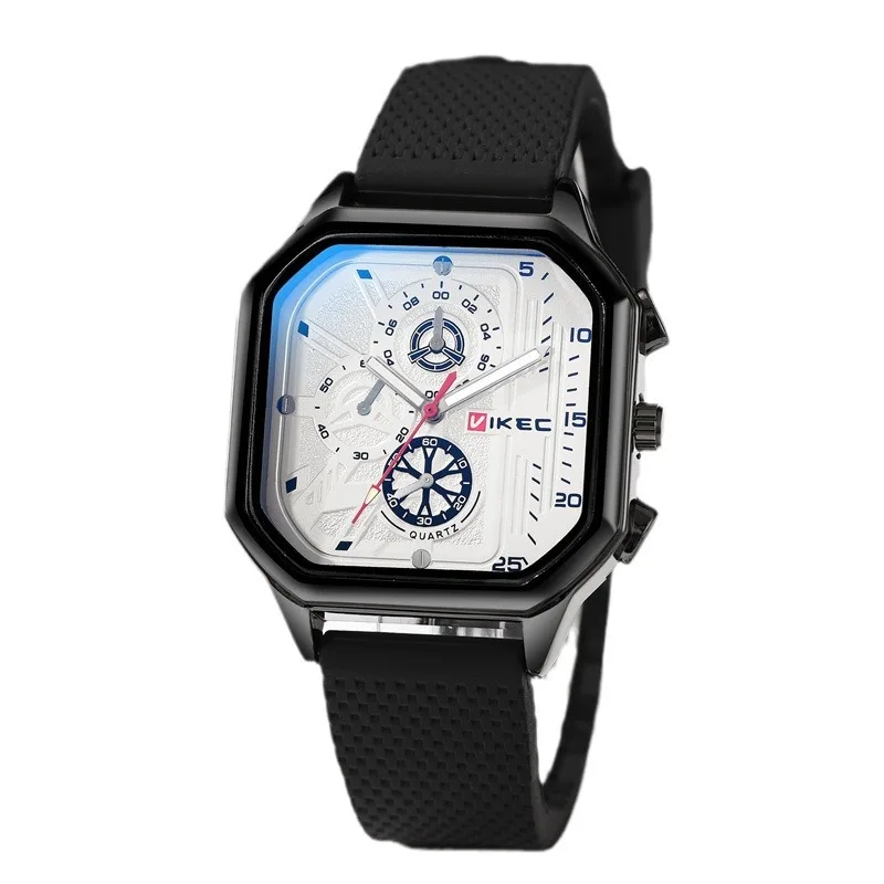 

Мужские часы Мужские квадратные часы с большим циферблатом Модные ценные часы