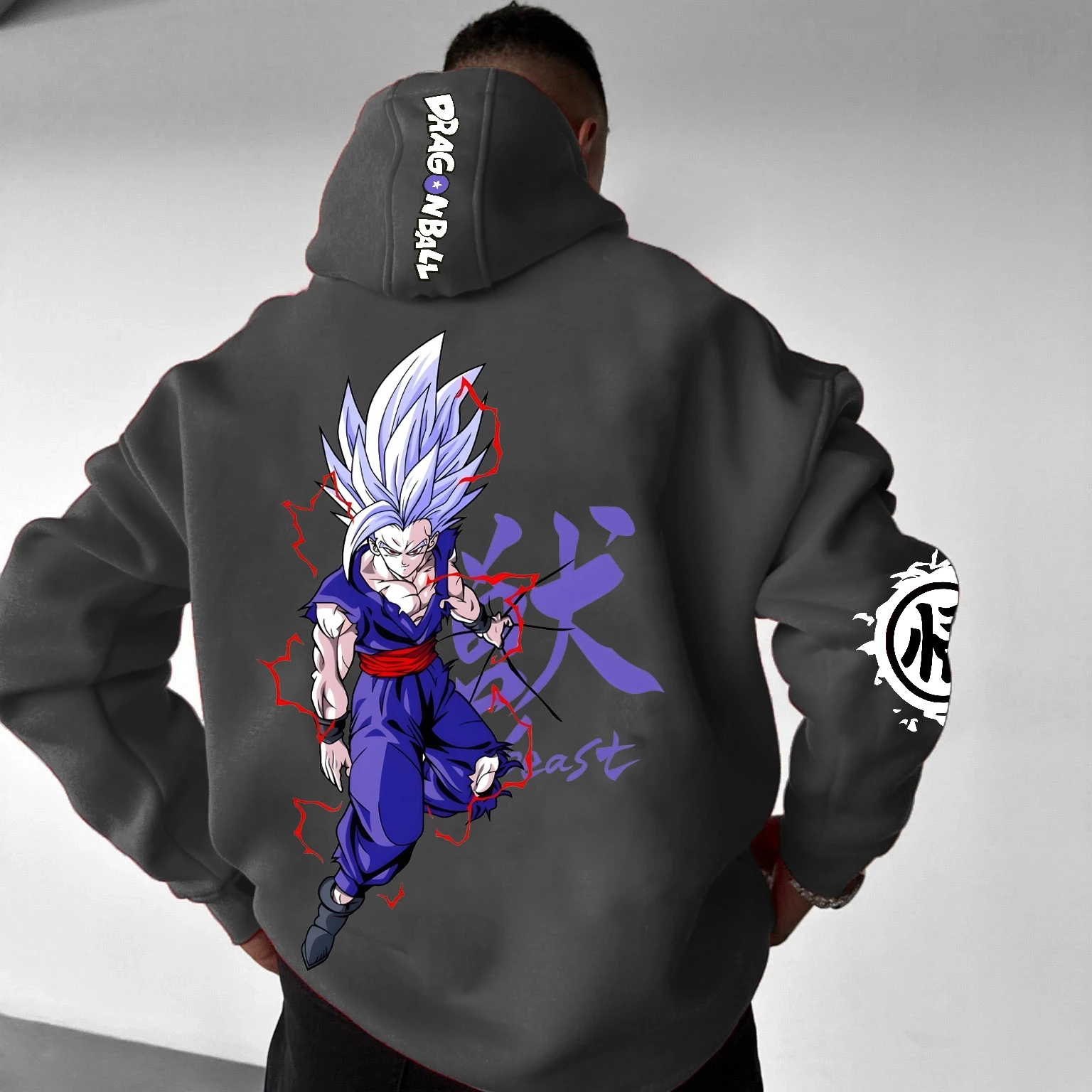 

Dragon Ball Hooded Sweatshirt - Pure Cotton, Soft & Stretchable, Comfortable To Wear, Perfect for Active & Relaxed Moments
