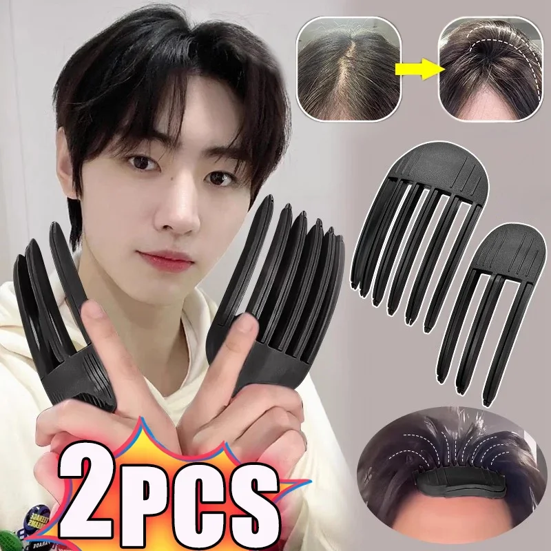 Naturally Fluffy Hair Roots Clips Combs Lazy Hair Top Styling Curling Barrel Portable Korean Wind Sculpting Comb Fluffy Hairpin