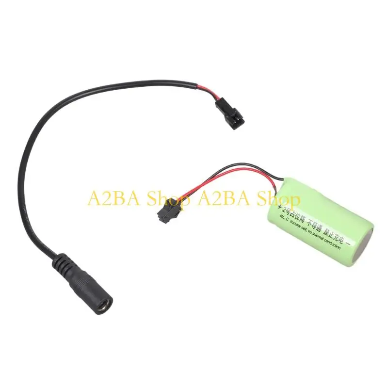 A2BA Not Conductive LR14 C Battery Eliminators 5.5x2.5mm 5.5x2.1mm Connector For DIY Devices And Appliances