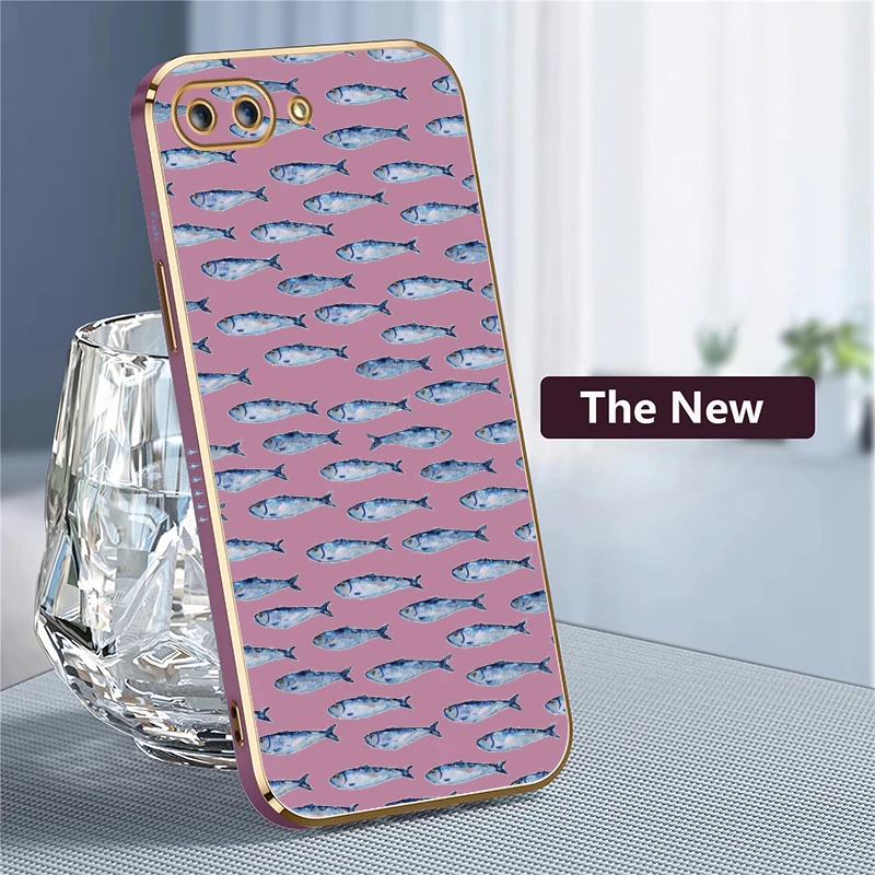 Luxury Silicone Soft TPU Phone Case For Infinix Zero 5G 2023 X Pro 30 GT 20 Pro Fish Pattern Shockproof Plating Back Cover view 4