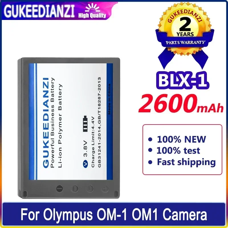 Bateria Rechargeable Mobile Phone Batteries BLX-1 BLX1 2600mAh For Olympus OM-1 OM1 Camera Portable Battery