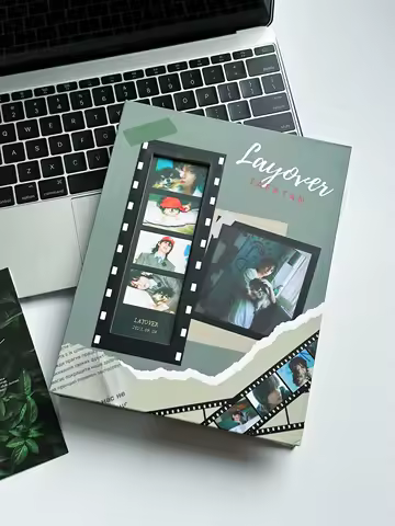 Life 4 Cuts A5 Photocard Holder Kpop Collect Book 3inch 4 grid Magnetic Photo Album Kpop Binder Korean 포카 바인더