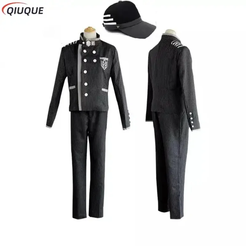 Danganronpa V3 Killing Harmony Saihara Shuichi Costume Cosplay + Cappello