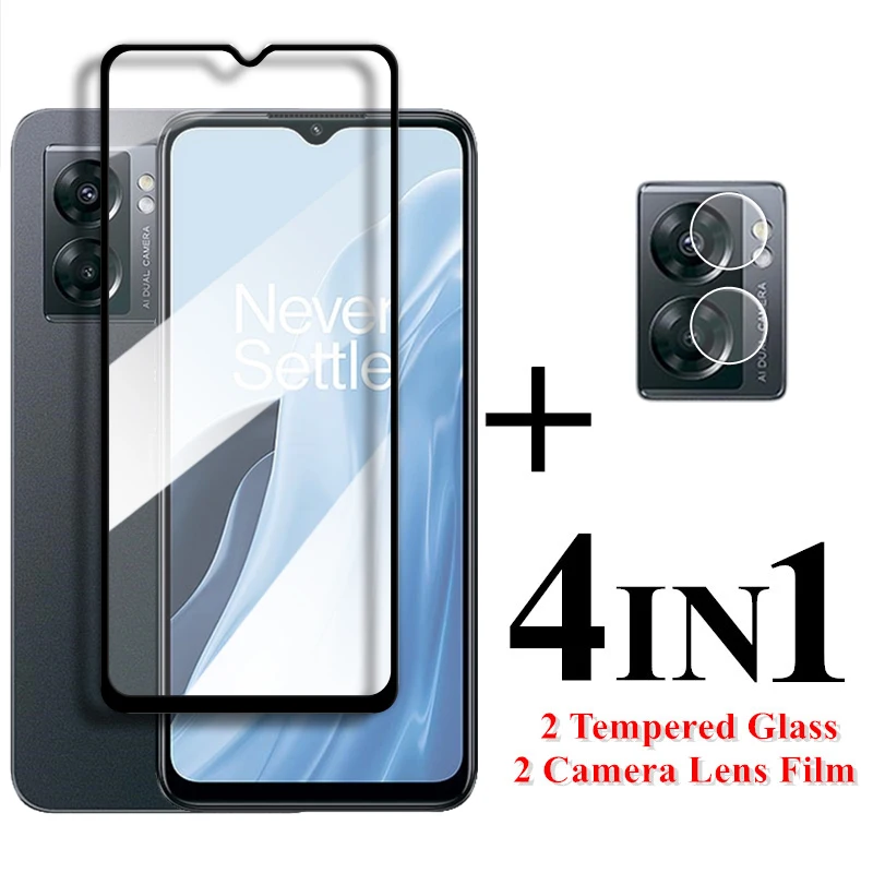 

Защитная пленка для экрана OnePlus Nord N300, стекло с полным покрытием 6,56 дюйма для OnePlus Nord N300, пленка для объектива OnePlus Nord N300