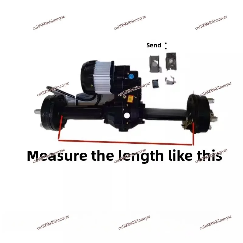 Electric tricycle motor assembly rear axle motor gearbox