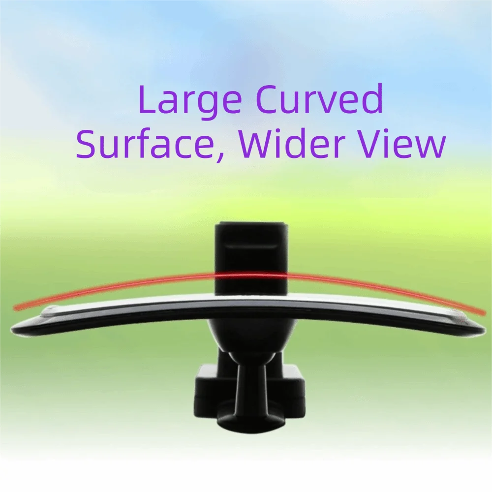 360-Degree Rotation Car Baby Observing Mirror Safe Driving Wide Field Car Auxiliary Mirror Clip-On Universal