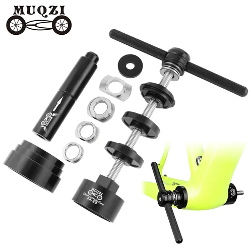 MUQZI-Kit de herramientas para bicicleta, herramienta de instalación y extracción de soporte inferior, removedor de cojinetes de soporte inferior de bicicleta para BB86/BB30/BB91/BB92/PF30