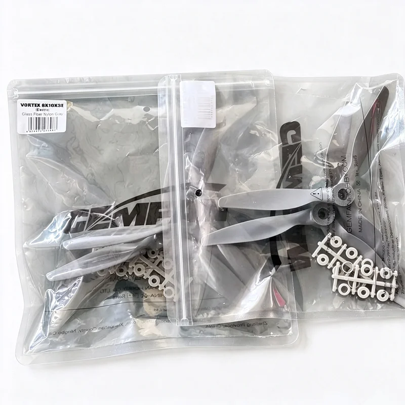 Gemfan Vortex 8x10x3 High Thrust Propeller 2 Pairs, Glass Fiber Nylon 3-Blade Rotor Blades 2CW+2CCW