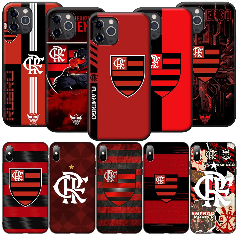 Phone Cover for iPhone 16 15 14 13 7 8 Pro Max Mini Plus New Case Y-38 Flamengo