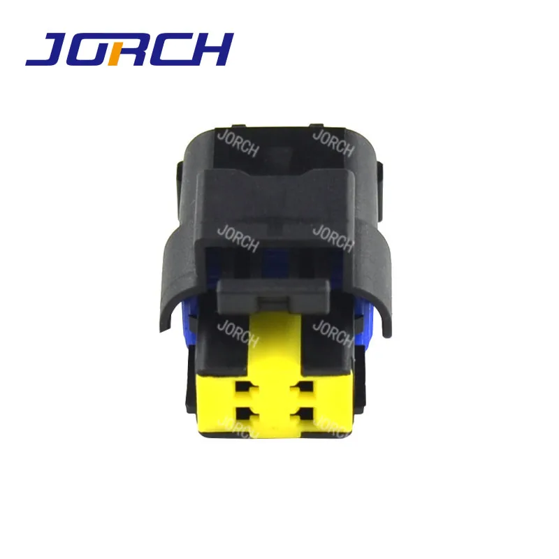 5 مجموعات من مقابس موصل السيارة النسائية ، 4 سنون ، مقاوم للماء ، لـ FCI SICFHPE04BK Delphi 15369055 #3