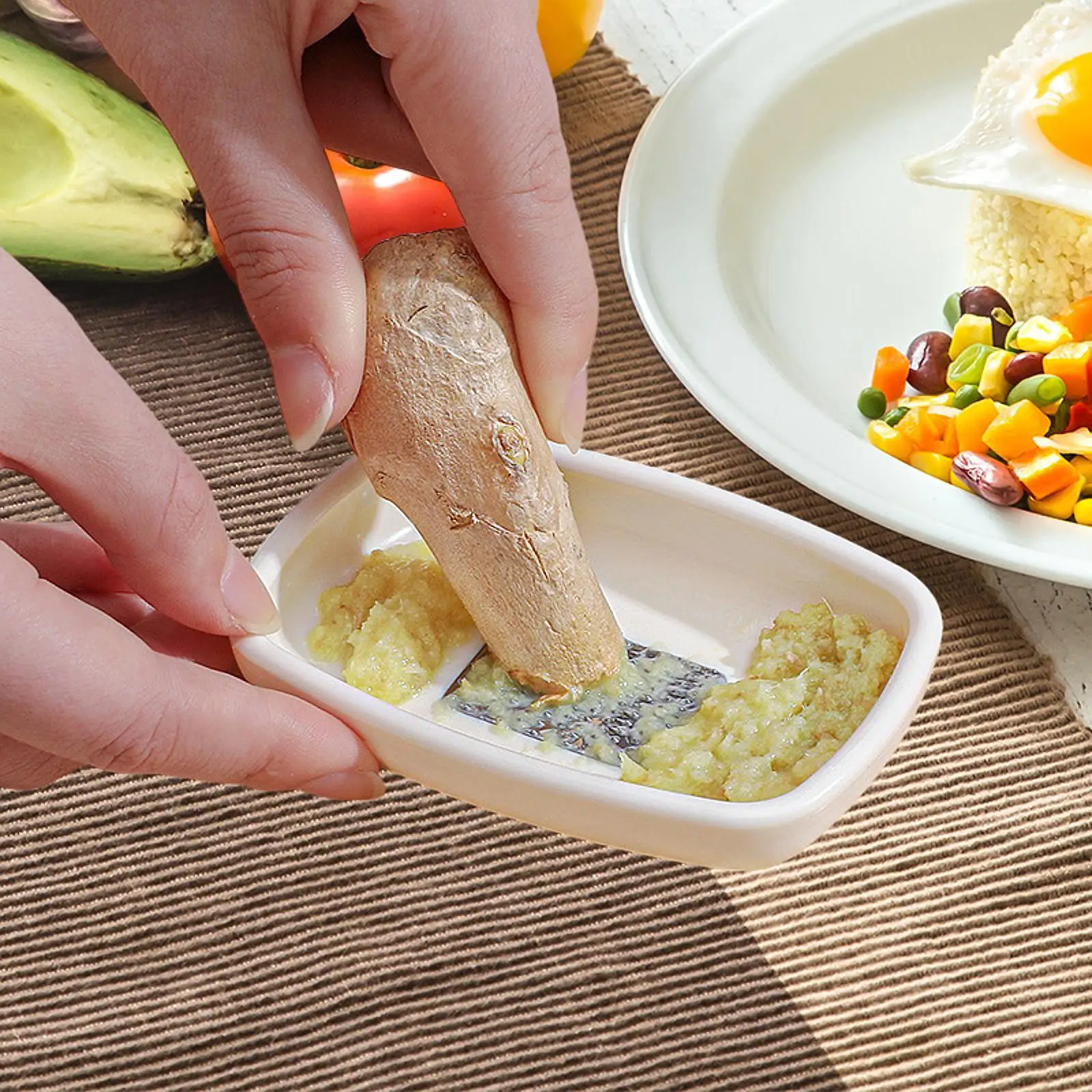 Rallador de jengibre, placa ralladora, herramienta de cocina, rallador Wasabi, utensilios de cocina para preparación de alimentos, manzanas, cebolla, limón, verduras, cebollas