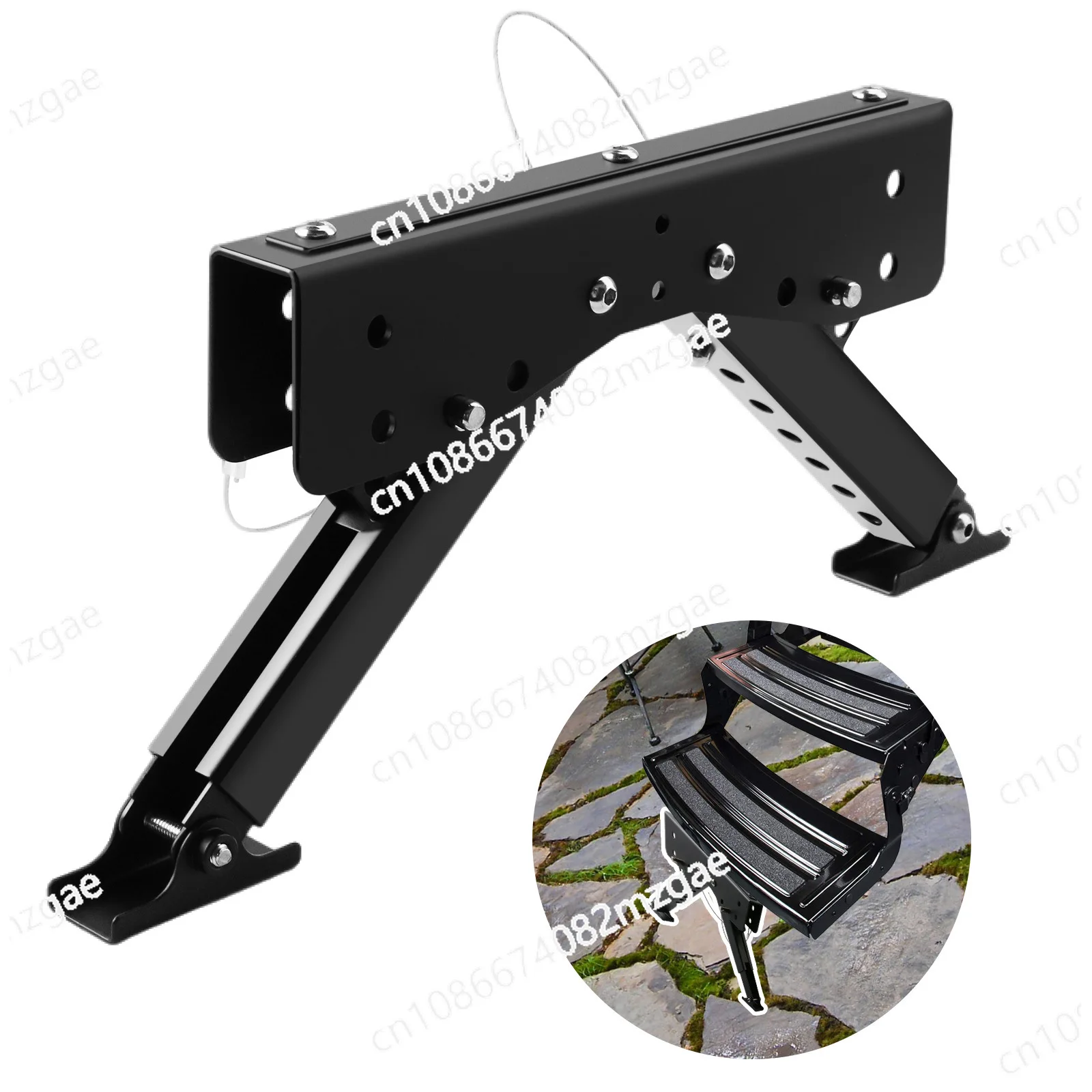 

RV jack, folding RV pedal stabilizer kit