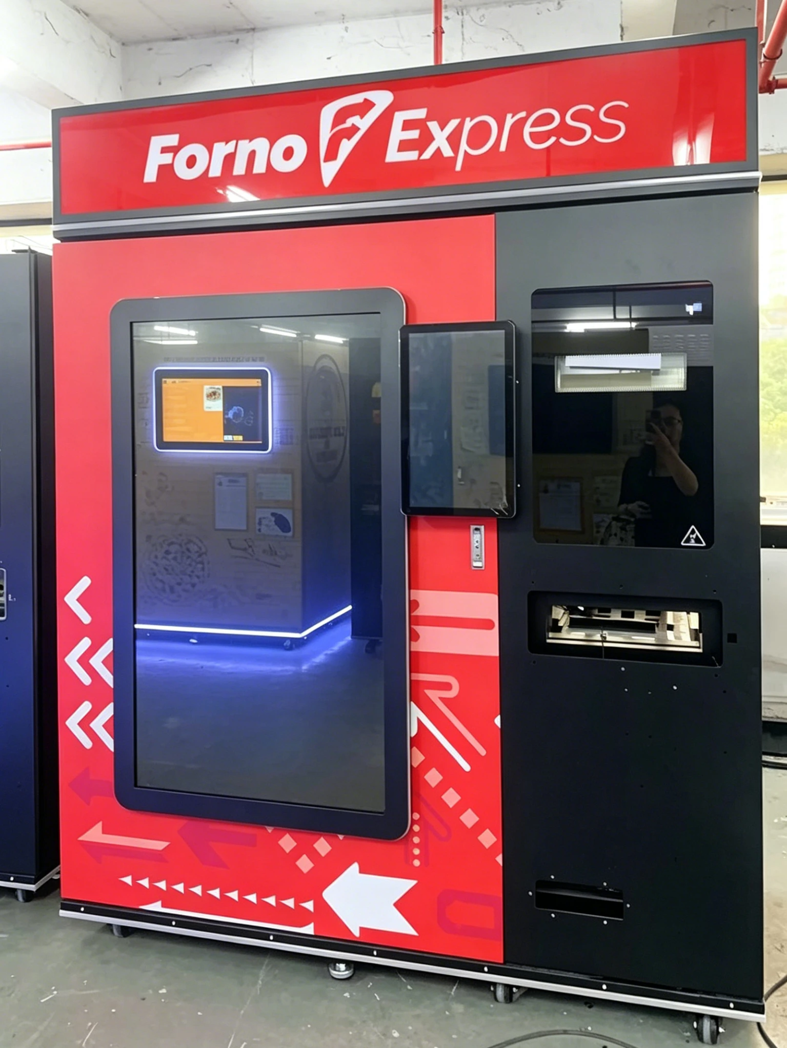 Customized 2026 Indoor Pizza Vending Machine With Multi-Oven Touchscreen Pizza Making Machine Remote Monitoring