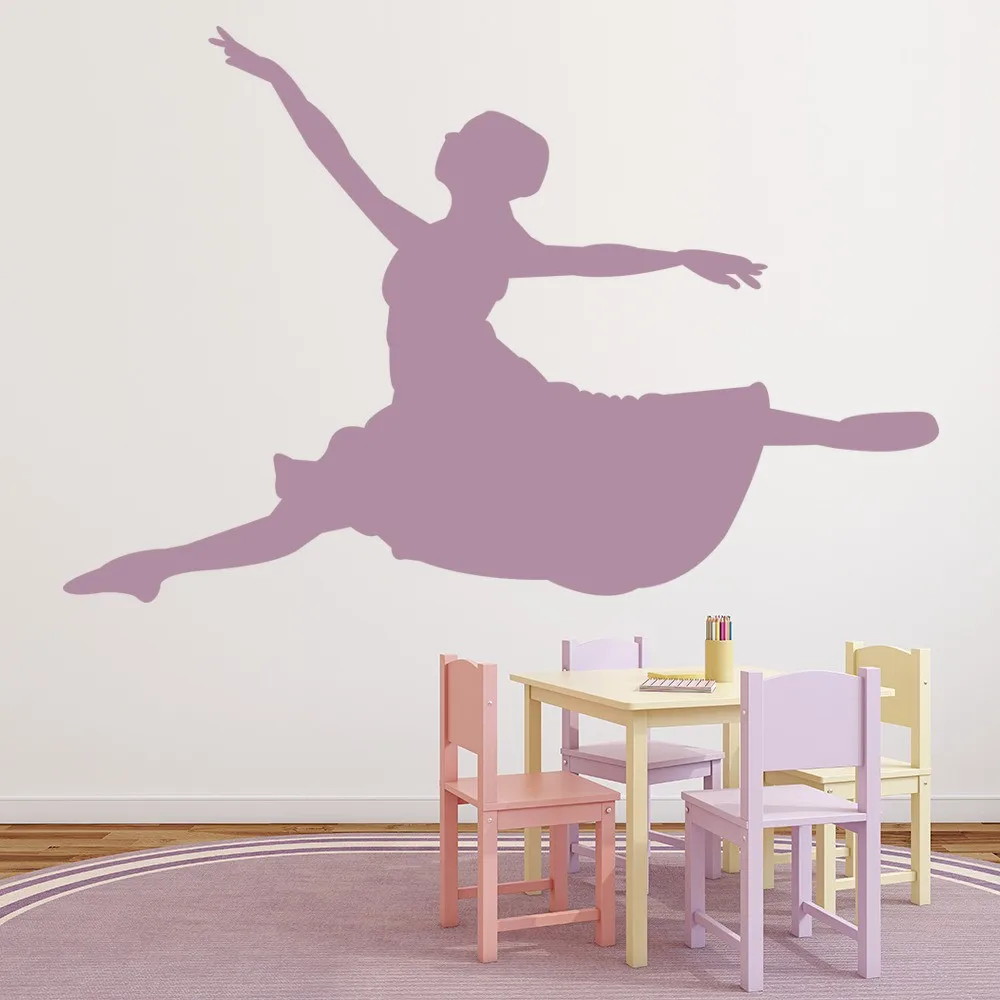 DECALYANG  Dance studio background wall decoration ballet dance wall sticker vinyl living room background decoration G-31