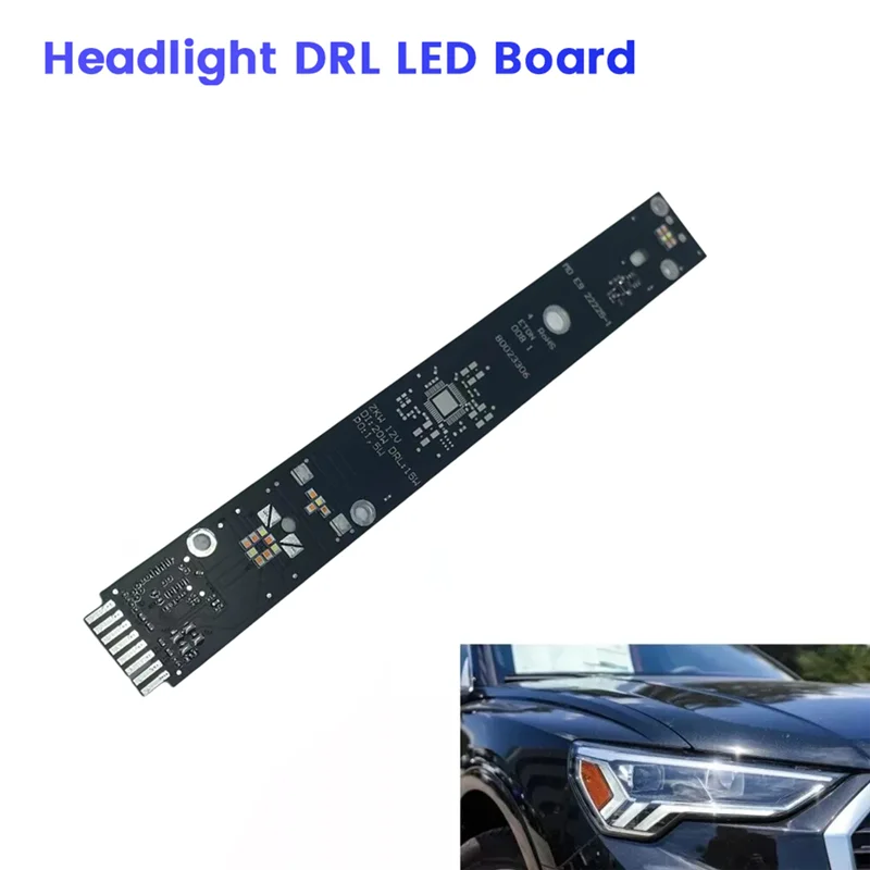 سيارة العلوي DRL LED مجلس 83A941475A ل Q3 Sportback 2019-2023 النهار مصباح جيد الإضاءة مصدر رقاقة مجلس-A67F