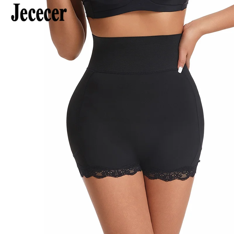 Jececer Women's Panties Buttocks Lifter Tummy Control Shapewear High Waist Body Shaping Sexy Female Underwear