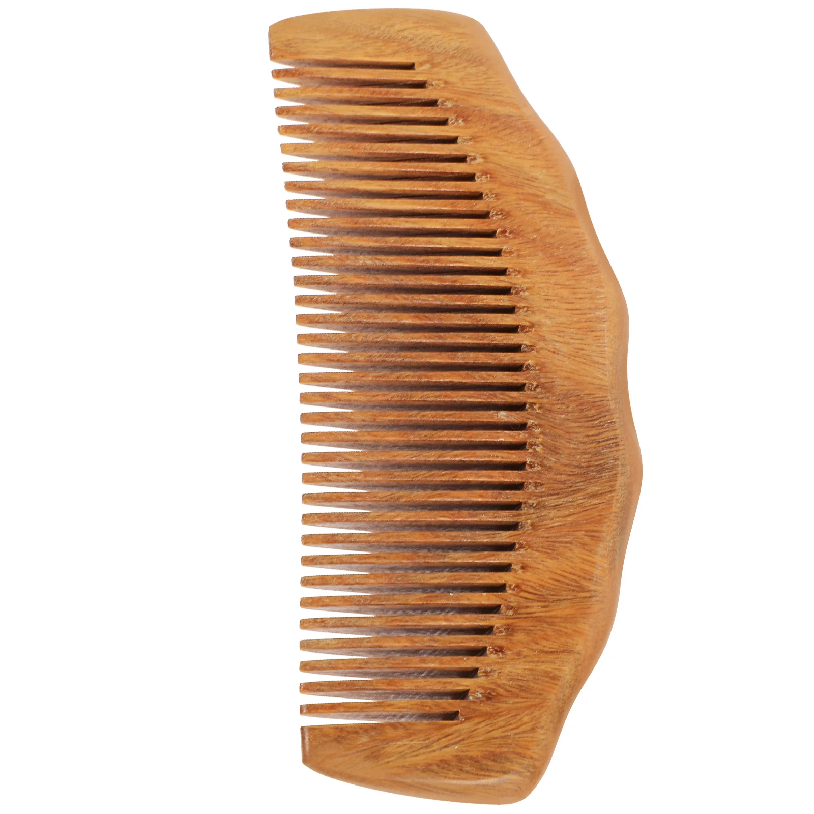 

Sandalwood Portable Massage Comb Hair Detangling Fine Tooth Wooden Pocket Comb Ergonomic Dragon Back Scalp Massage Tool