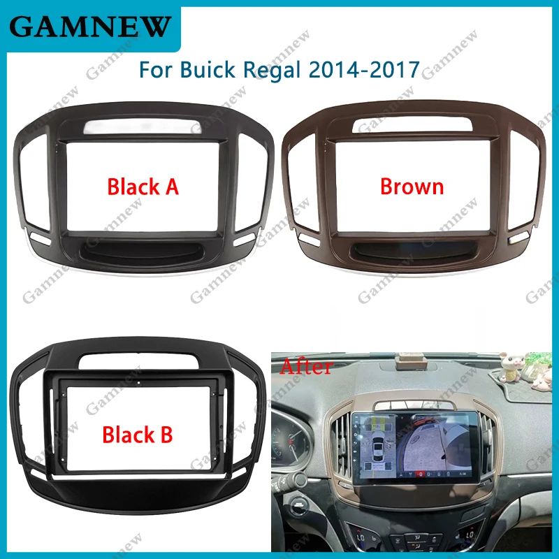

Car 2Din Radio Stereo Fascia Frame for Buick Regal 2014-2017 9Inch Big Screen DVD Player Face Dash Mount Trim Kit