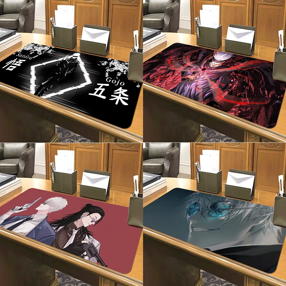 

Anime Jujutsu Kaisen Locking Edge Large Gaming Mouse Pad Computer Gamer Large 90x40cm Office Mouse Pad Mat for Table PC Notebook