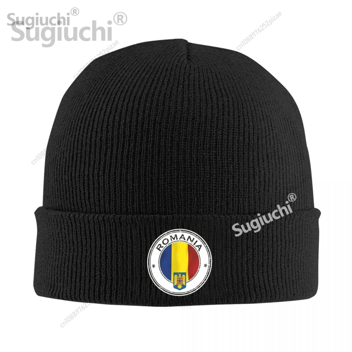 

Флаг Румынии с картой, шапка-бини, вязаные шапки для мужчин и женщин, крутая зимняя теплая шапка унисекс для взрослых для подарка