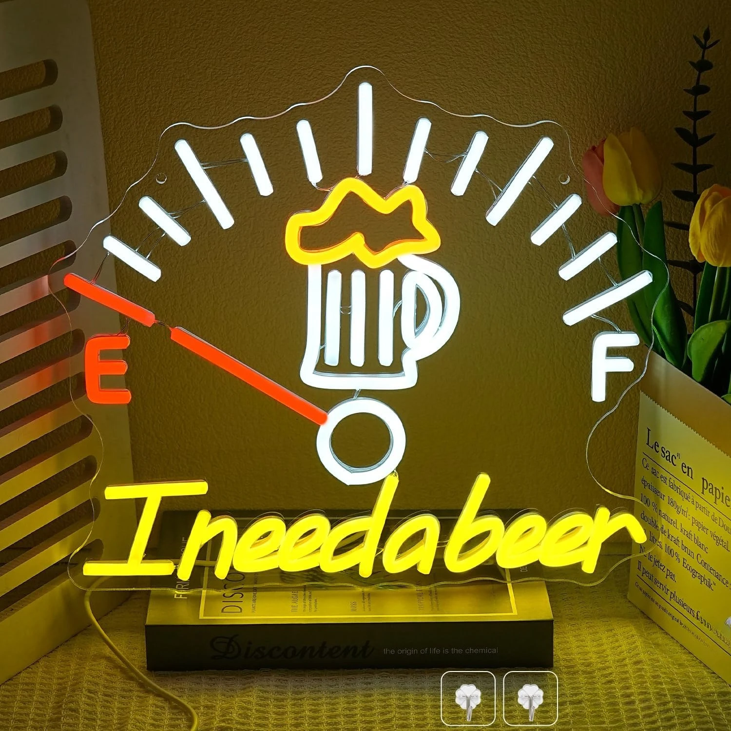 

Неоновая вывеска «I Need A Beer» с USB-питанием и регулируемой яркостью, светодиодный неоновый светильник для бара, мужской комнаты, спальни, отеля, магазина, игровой комнаты, декора стен для вечеринок