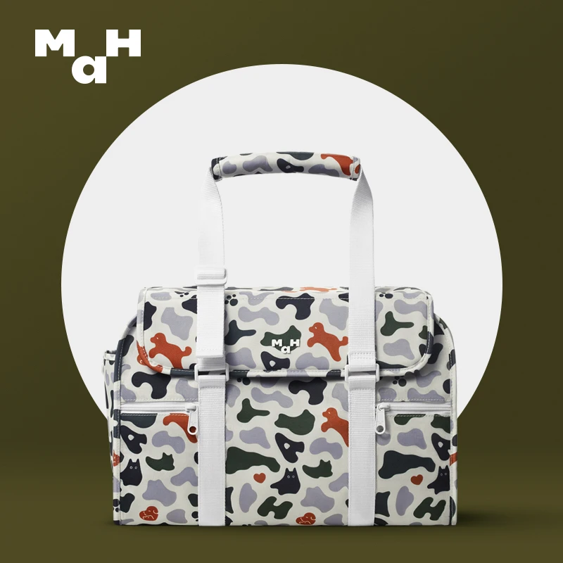 [Pets Series] MAH2023 New Camouflage Pet Outing Portable Handbag Large Capacity Breathable Dog Bag